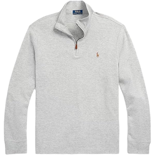 POLO RALPH LAUREN Men's Big & Tall Estate-Rib Quarter-Zip